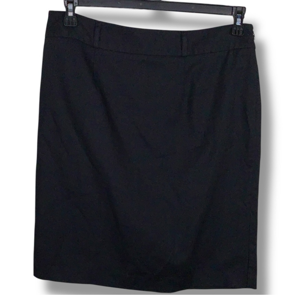 Size 12 Apt 9 Black Pencil Skirt Modern Fit Style Zip Closure Classic